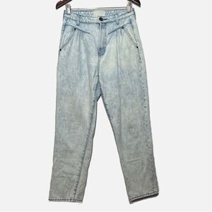 One Teaspoon Streetwalkers High Waist Straight Leg Trouser Jeans Kansas Acid 27